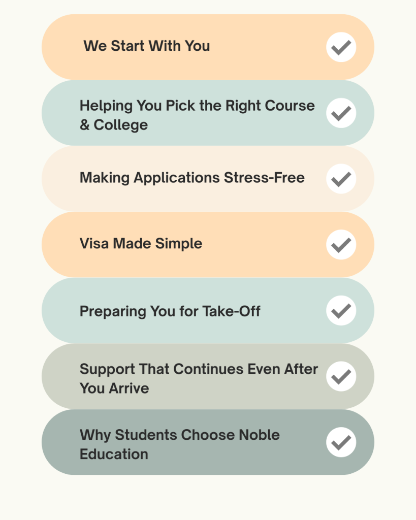 Here’s how we simplify your study pathway to success 👇