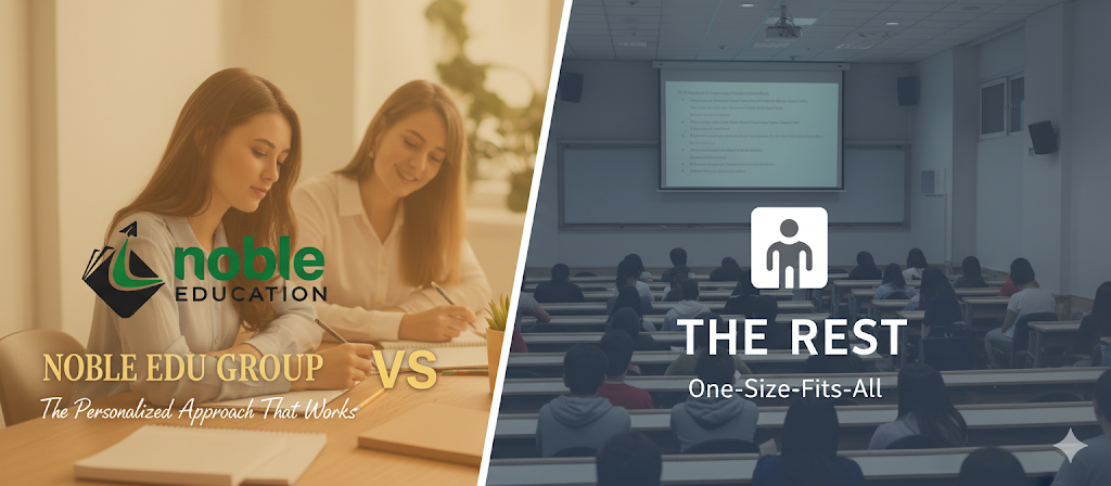 Comparison: Noble Edu Group vs. The Rest: The Personalized Approach That Works